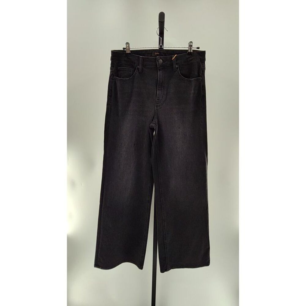 Quince Black Wide-Leg Jeans
